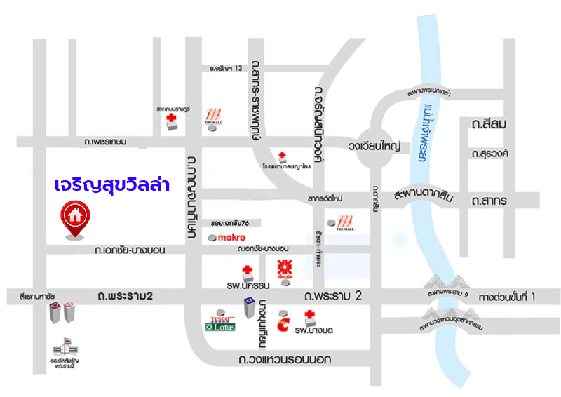 *****ทาวน์เฮ้าส์มือสองกรุงเทพ โครงการ เจริญสุขวิลล่า บางขุนเทียน เนื้อที่ 18.20 ตร.ว. พื้นที่ใช้สอย 150 ตร.ม. ฟังก์ชัน 3 ห้องนอน 2 ห้องน้ำ 1 ที่จอดรถ บนทำเลเดินทางสะดวก เชื่อมต่อถนนเอกชัย, ถนนจอมทอง, ถนนกาญจนาภิเษก และใกล้จุดขึ้นทางด่วน "พระราม 2"